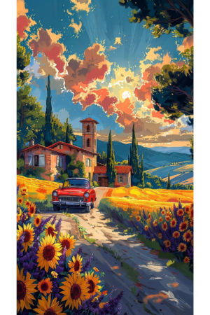 Sunset Country Drive