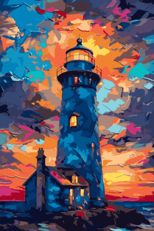 Solace tower paint by number