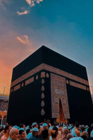 Sunset over kaaba