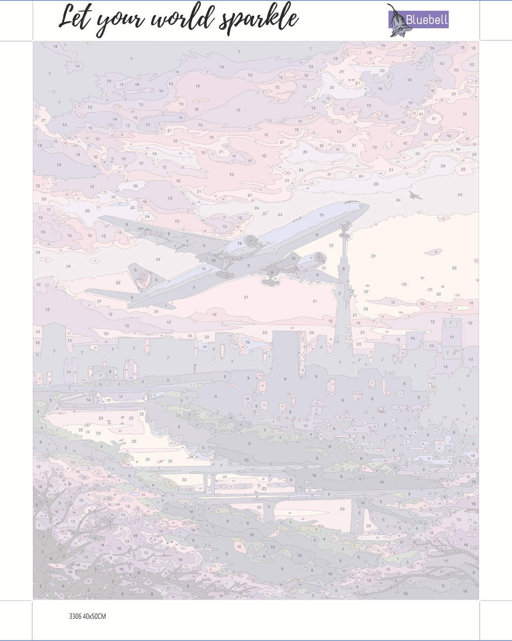 Sunset flight paint by number - Image 2