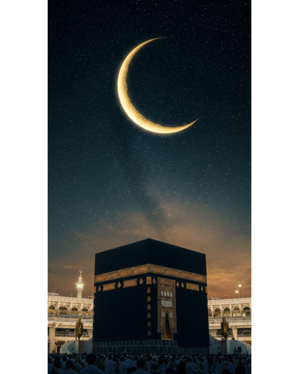 Crescent Over Kaaba