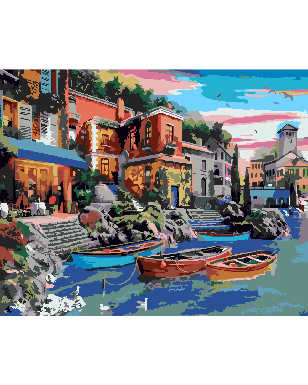 Venice Riverside paint by number