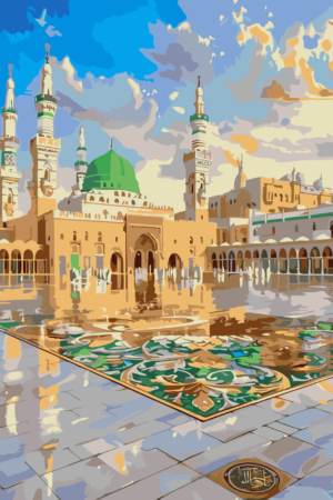 Masjid al nabwi paint by number