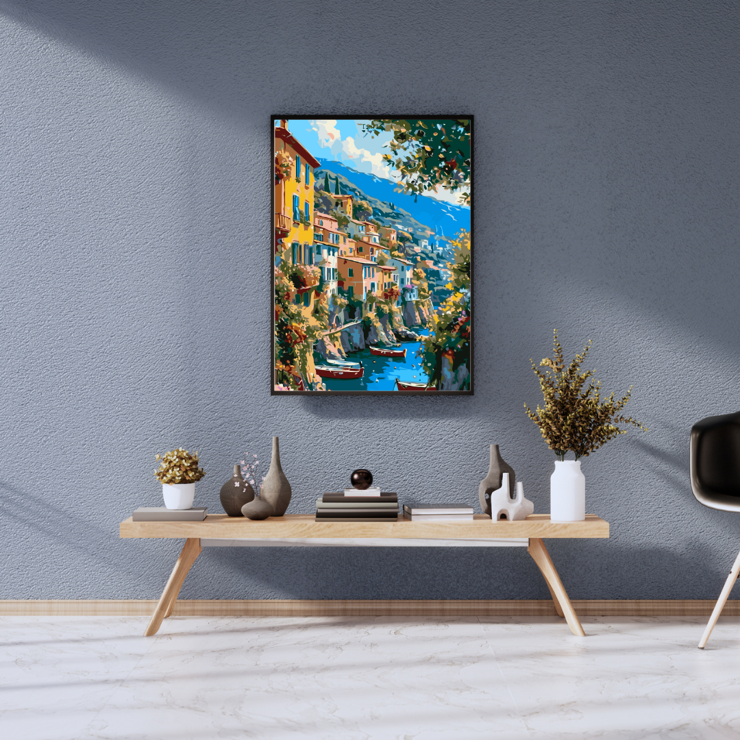 Mediterranean dream paint by number - Image 3