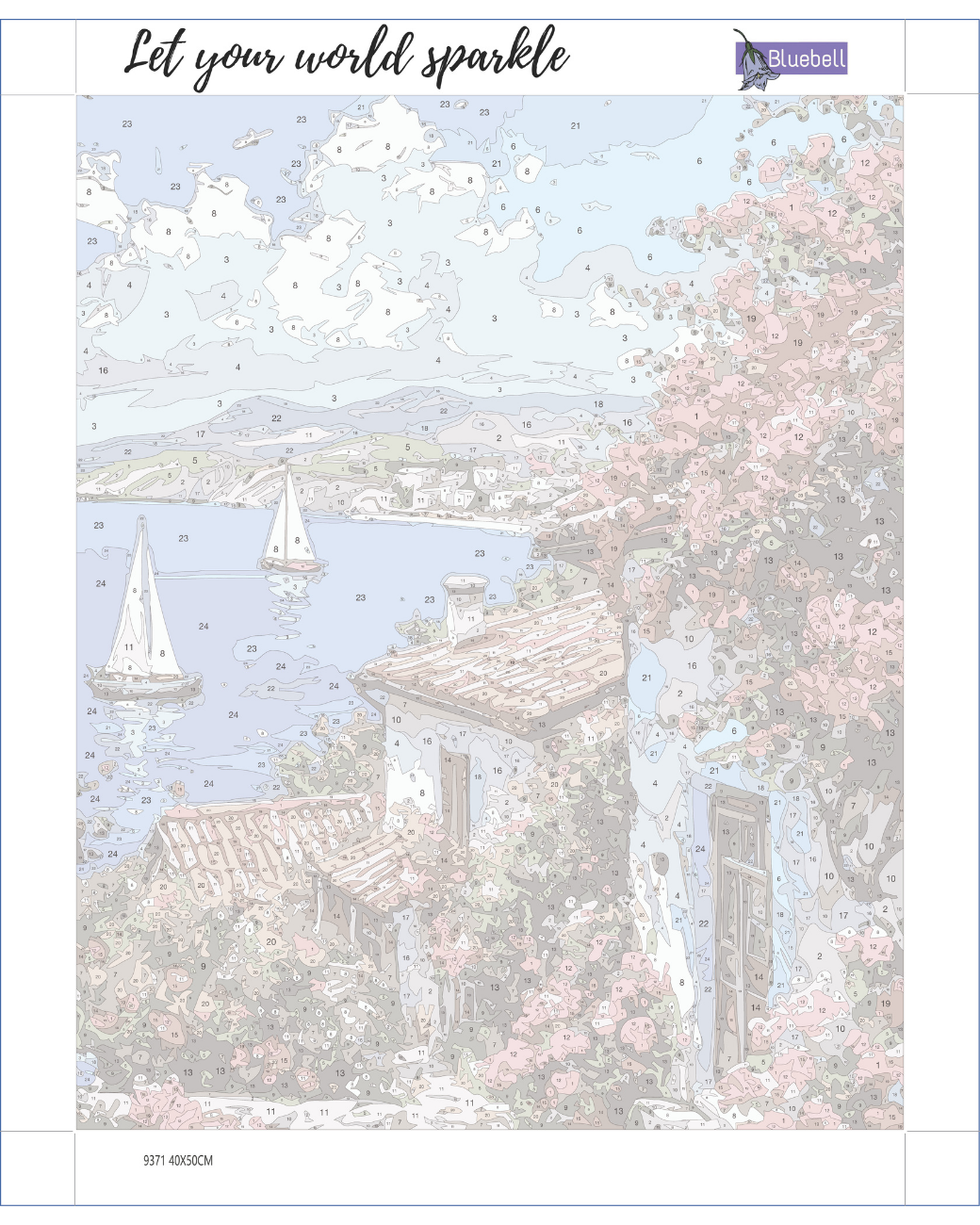 Streets of Greece Painting Paint By Number - Image 2