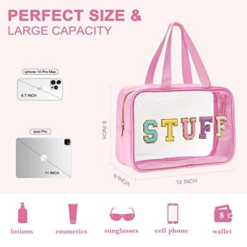 Chic Large-Capacity Waterproof PVC Makeup & Diamond Art Storage Bag - Image 2